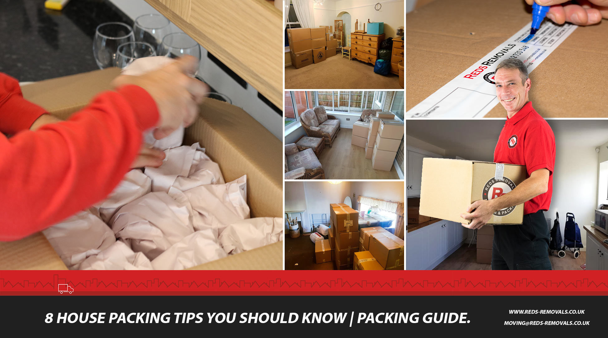 Ultimate packing guide | 8 packing tips to make your house move easy | Reds Removals