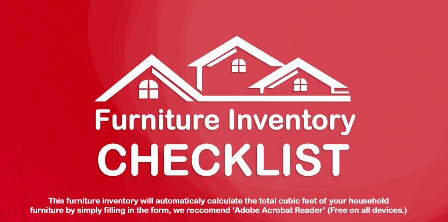 Furniture inventory list for moving home