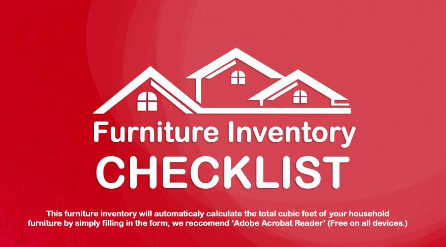 Furniture inventory list for moving home