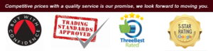 We are a 5-Star Google Rated removal company.
